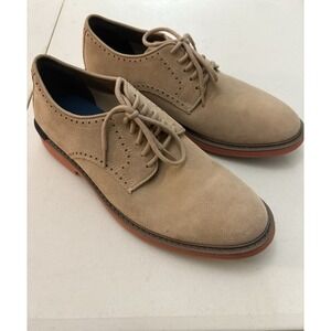 Men's Cole Haan Shoes C38288 GoTo Plain Toe Oxford in Golden Toffee Suede Size9M